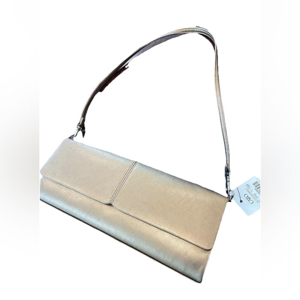 🆕Cato accessories bronze‎ / gold clutch bag, detachable shoulder strap-evening